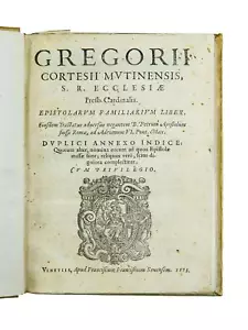 Epistolarum familiarium liber. Eiusdem Tractatus adversus negantem B. Petrum Ap - Foto 1 di 2