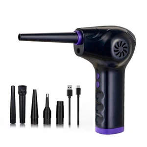 Compressed Air Duster 6000mAh/10000mAh Portable Air Blower for Computer Keyboard - Photo 1/18