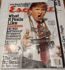 Esquire Magazine August 2004 Donald Trump Cover POTUS 45 How It Feels DJT Rare 