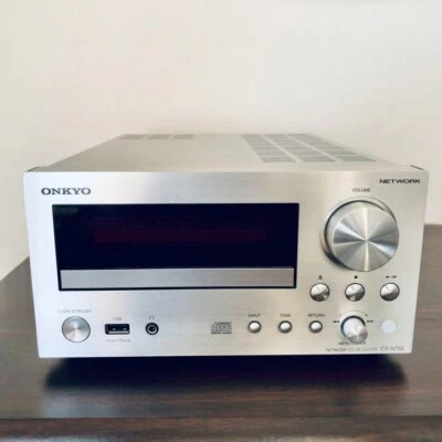 ONKYO CR-N755 amplifier receiver CD Player Network Hi-Fi Mini System Used 100V - Image 1 of 3