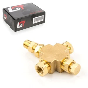 Adapter Verteiler Öldrucksensor Öltemperatur 1/8"-27NPT 1/4"-18NPT für AUDI TT - Picture 1 of 8