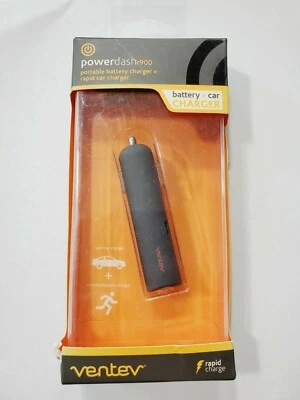 Ventev Powerdash r900 900mAh Portable Battery Charger + Rapid Car Charger - Image 1 of 4