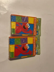 SESAME STREET Elmo LOVES PARTIES 16 INVITATIONS & THANK YOU Postcards - Picture 1 of 1