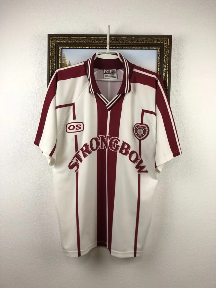 Heart Of Midlothian Away football shirt 1999 Soccer Jersey Rare Mens Size M - Image 1 of 4
