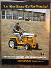 1971 International Harvester Special Lawn Products Cub Cadet Booklet Brochure