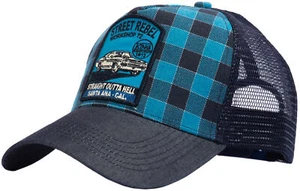 King Kerosin «STREET REBEL» Snapback Leñador Malla TRUCKER CAP Rockabilly - Imagen 1 de 5