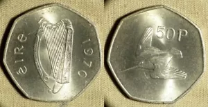 Ireland : 50 Penny 1970 Gem BU #24 IR1438 - Picture 1 of 1