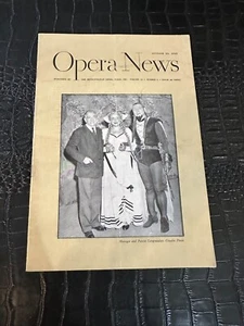 October 20 1947 OPERA NEWS music magazine (MI) Claudia Pinza - Imagen 1 de 1