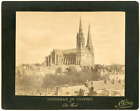 France, Cathédrale de Chartres, Côté Nord, N.D Phot Vintage albumen print,régi