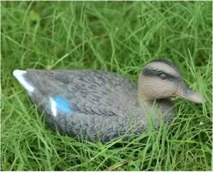 Estatua de pato mandarín caza tiro señuelo animales esculturas jardín, piscina - Imagen 1 de 6