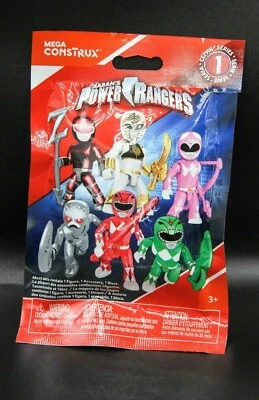 MYSTERY ULTRA RARE FIGURE SEALED UNOPENED Power Rangers Mega Construx Series 1 - Image 1 of 4