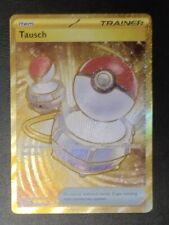 Pokemon-Karmesin & Purpur 151-Tausch-206/165-Holo- Hyper-Goldstar-Rare -Deutsch