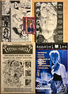 4 Horror Fanzines She Demons Gore Galore Utter Trash Annabel Lee Zines - Picture 1 of 12