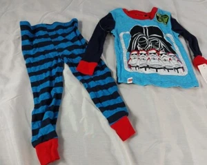 Star Wars Lego Pajamas Boys Set Size 4 Glow In The Dark - Picture 1 of 8