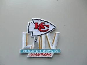 (1) NFL KANSAS CITY CHIEFS SUPER BOWL LIV CHAMPIONS PATCH STYLE C #26 - Picture 1 of 1