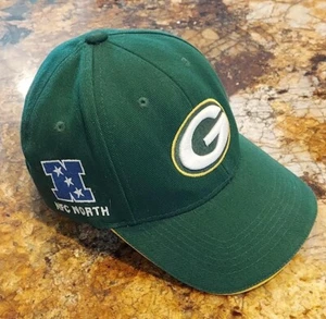 "Green Bay Packers NFC North Cap Snapback Reebok, adatto per bambini circa 18""-20" - Foto 1 di 5