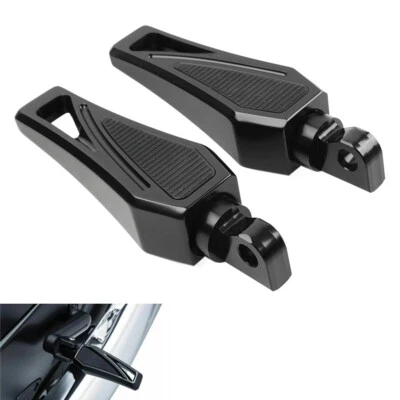 Foot Rest Footpegs For Harley Touring Road King Softail Sportster Black - Image 1 of 4