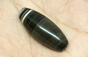 Echter antiker Sulemani Suleimani Salomo Achat Hakik Aqeeq Aqiq Perlen Edelstein - Bild 1 von 9