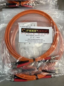 LOT NEW Multimode Duplex 50um Patch Cords 24 Patch Cords! - Picture 1 of 3