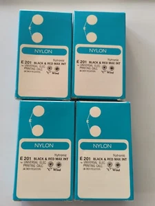 Cinta entintada vintage NYTRONIC E 201 negra y roja MAX INT NUEVO DE LOTE ANTIGUO 4 cajas - Imagen 1 de 5