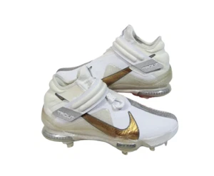 Botines de béisbol Nike Force Zoom Trout 7 blancos y plateados talla 10 - Imagen 1 de 5