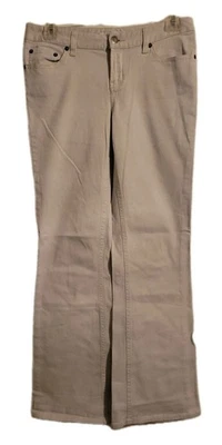 Pantalones vintage SO tiro bajo caqui corte bota talla 5 promedio 28/28 Foto 1 de 4