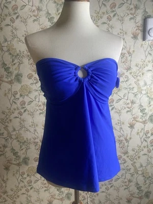 Traje de baño Converse azul talla XL NUEVO SIN ETIQUETAS tubo Top traje de baño Foto 1 de 4