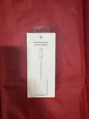 Genuine Apple Mini DisplayPort to VGA Adapter MB572Z/B - Model A1307 -NEW IN BOX - Image 1 of 2
