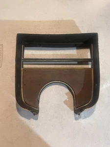 1974-1978 Cadillac Eldorado Woodgrain Instrument dash cluster bezel 1602541 OEM - Picture 1 of 13