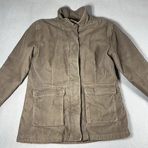 Woolrich Corduroy Chore Barn Jacket Women’s British Brown Size Large - Picture 1 of 11
