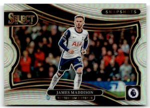 Panini Select Premier League 2024-25 No. 2 James Maddison Snapshots Silver Prizm - Imagen 1 de 2