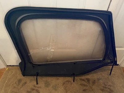 Parte superior de ventana redondeada de media puerta OEM 97-06 Jeep Wrangler TJ Foto 1 de 4