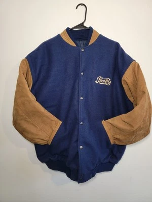 Pepsi Cola Men's XL Trimark Varsity Jacket Button Up Coat Vintage X-Large - Image 1 of 4