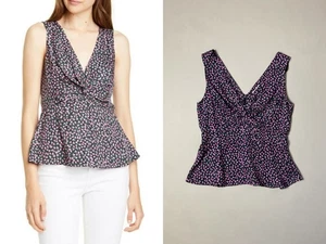 Rebecca Taylor Wild Rose Silk Twill $225 Top sz 4 Pink Excellent womens inv24 - Picture 1 of 21