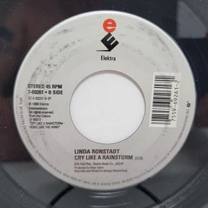 Linda Ronstadt Cry Like / Don't Know Much 7" 45rpm M- Vinyl 80's Record 45 - Bild 1 von 2