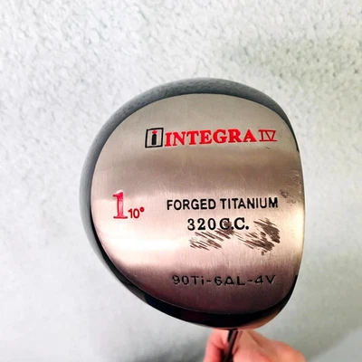 INTEGRA IV 320cc Forged Titanium 10 Degree RH Warrior Harrison Long Golf Drive - Image 1 of 4
