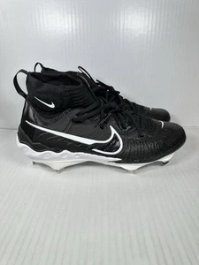 Tacchetti da baseball Nike Alpha Huarache NXT in metallo nero taglia 11 DJ6517-001 da uomo NUOVI - Foto 1 di 7