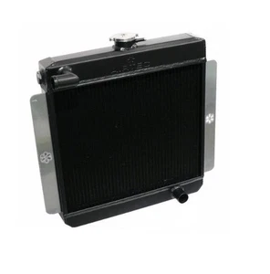 Radiador de aleación Ford Escort Mk1 Mk2 PINTO Airtec acabado NEGRO - Imagen 1 de 3