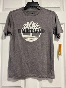 Boys Timberland/Gray/Short Sleeve/T-Shirt ~ 2 sizes - Picture 1 of 4