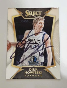 Tarjeta autografiada DIRK NOWITZKI 2014-15 Panini Select firma TTM/IP - Imagen 1 de 2