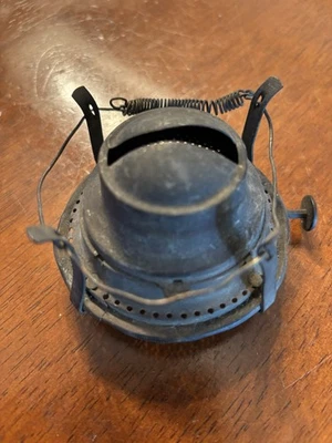 🔥 Nº Quemador de lámpara de aceite de queroseno de resorte con cable de seguridad antiguo de 2 tamaños 🔥 Foto 1 de 4
