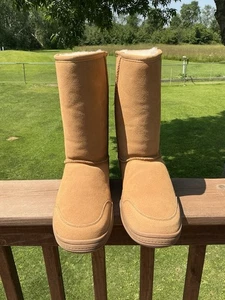 Guide Gear Men’s 10” Suede Slipper Boots, Indoor Comfort Booties Size 11 New - Picture 1 of 14
