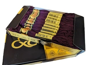 154 Grape CXC Box of 24pcs embroidery thread floss skeins (uses DMC numbers) - Picture 1 of 1