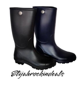 NEU IN BOX! DAMEN UGG SHELBY MATT REGENSTIEFEL SCHWARZ & MARINEBLAU 1098249 - Bild 1 von 15