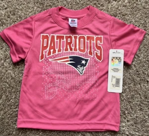 Ropa del equipo NFL New England Patriots Camisa Juvenil 12M Rosa - Imagen 1 de 3