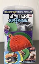 As Seen On TV - Better Sponge - 3 Multi-colored Textured Silicone Sponges EMSON