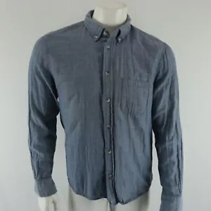 Camicia uomo con bottoni manica lunga a strati marini M 100% cotone - Foto 1 di 7