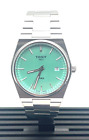 Tissot PRX Quartz Light Green Dial Grey Strap Men's Watch T1374101109101