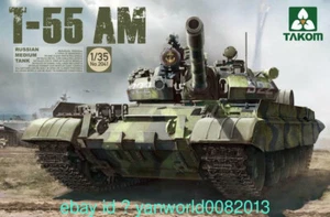 Takom 1/35 2041 T-55 AM Russian Medium Tank Assemble Model Kit - Picture 1 of 3