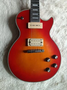 Guitarra eléctrica roja cereza nueva con diapasón de palisandro pastillas 2H - Imagen 1 de 13